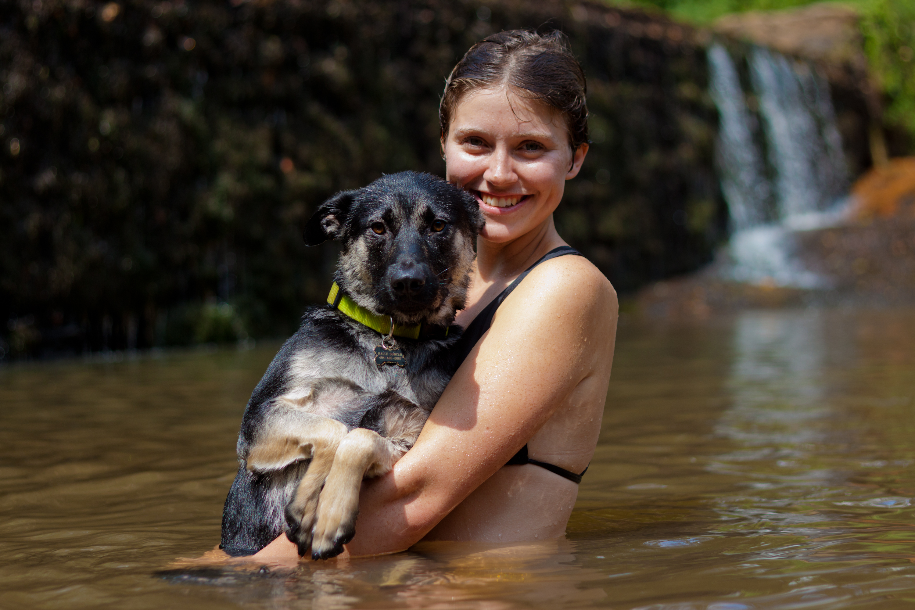 A Dog and Her Best Friend