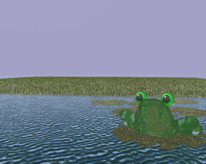 Glass Frog rendition 3