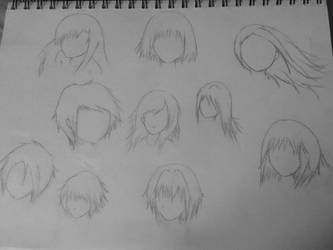 hair drawings