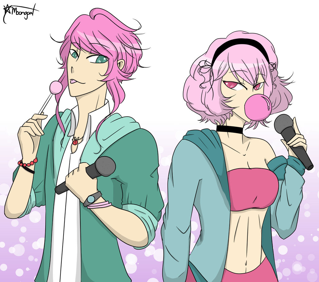 Pink Hair Rolls Rapper Cute pink hair rappers by dragonheart252 on DeviantArt