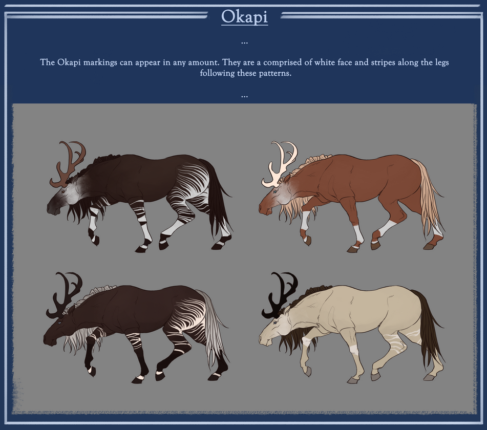 . Okapi . by ThingsThatLurk on DeviantArt