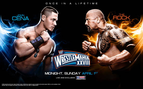 John Cena/The Rock WrestleMania XXVIII 28