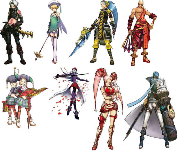 Infinity Eight Characters by RazorYXZ on DeviantArt