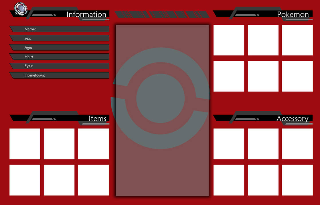 Pokemon Ranger Sheet by Designy on DeviantArt