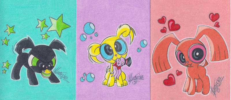 Powerpups Girls !! by Glitchy-Witchy on DeviantArt