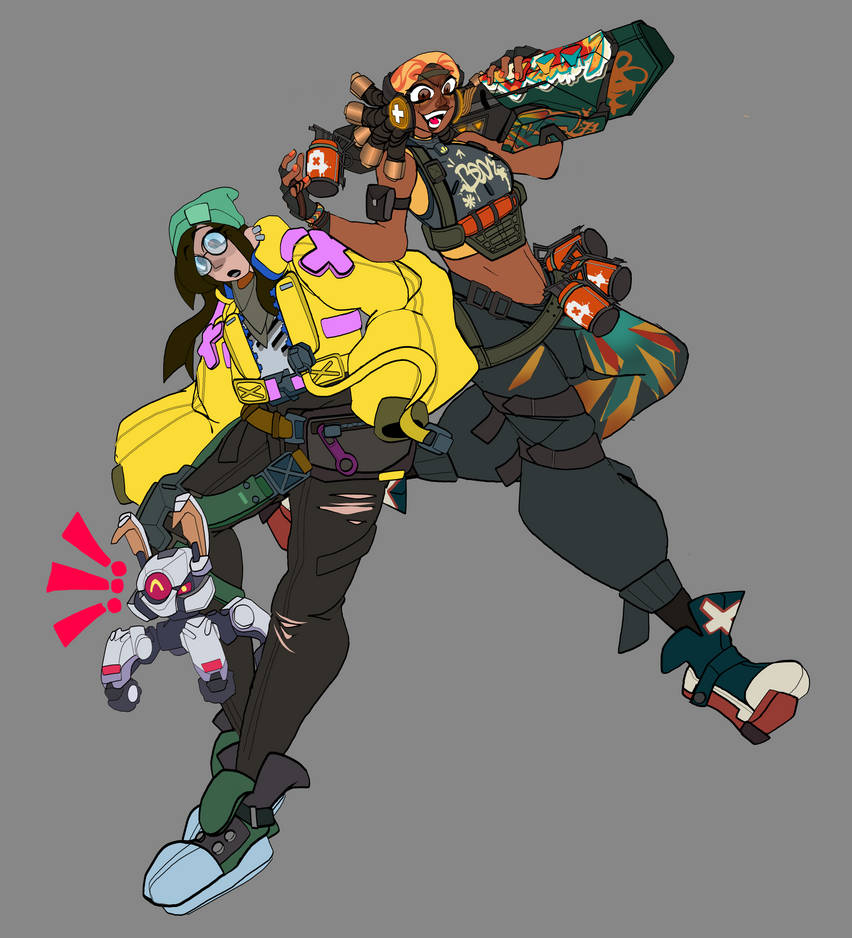 Val Raze Kj Killjoy X Raze - Valorant FANart by PaoQR on DeviantArt