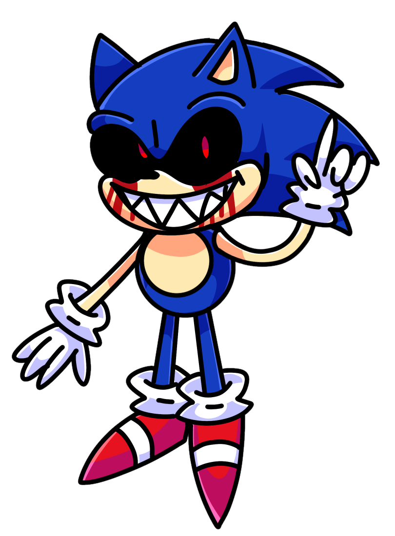 Sonic.exe sticker by CoolcatNIN on DeviantArt
