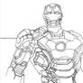 Ironman Handmade Drawing