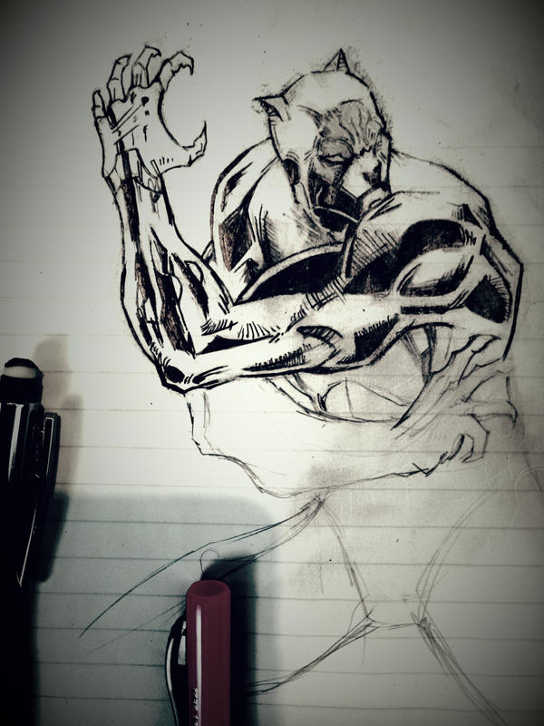 Black Panther drawing by bed562 on DeviantArt
