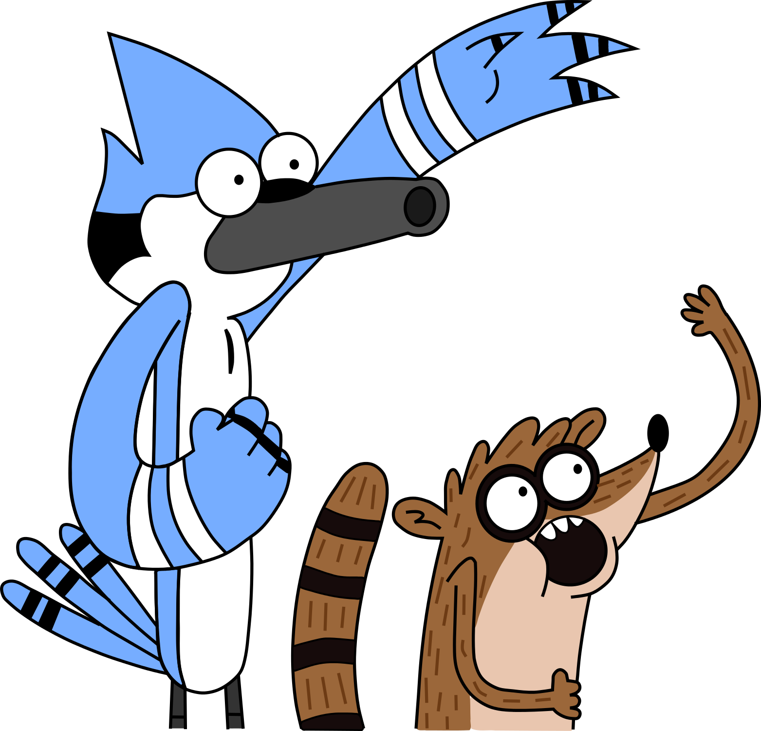 Mordecai y Rigby