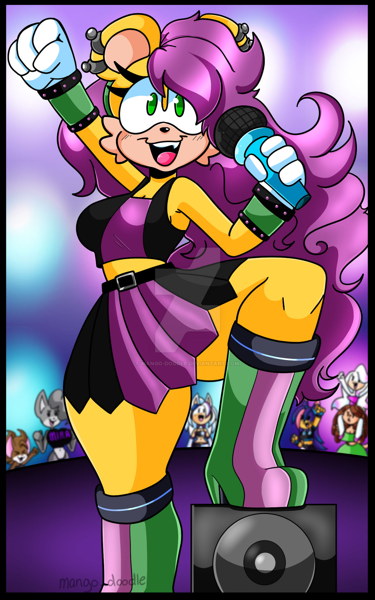 Mina Rokes Mina rocks ver 1 by Mango-Doodle on DeviantArt