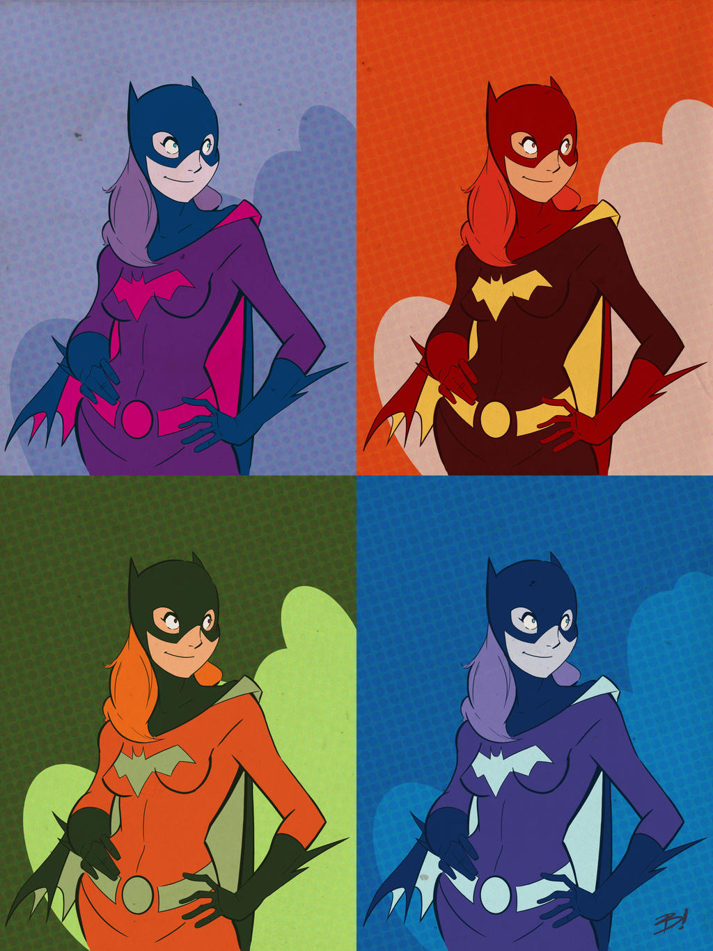 Batgirl in Technicolor