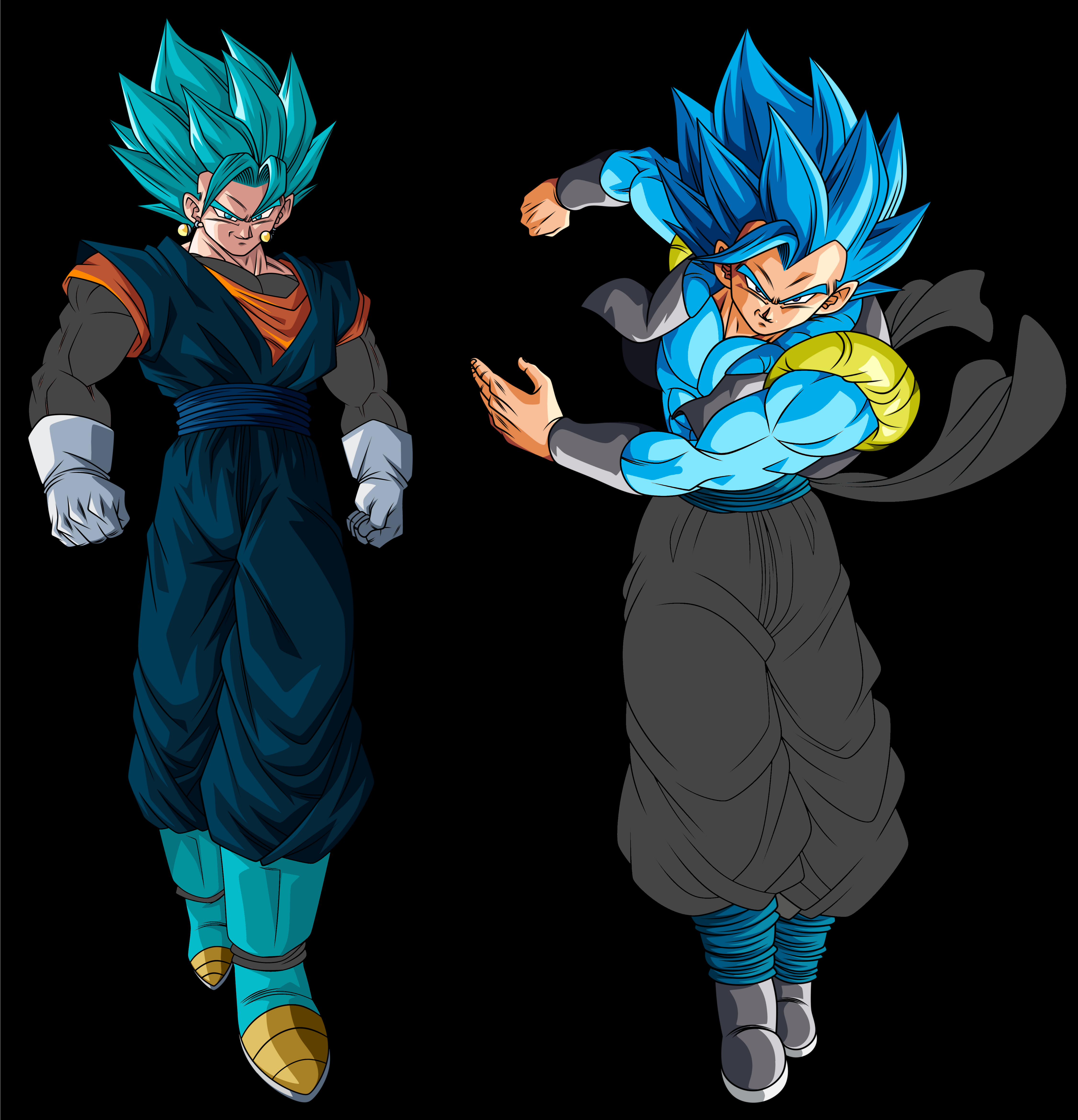 Newgibson on X: Vegetto Blue VS Gogeta Blue  / X