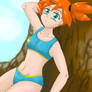 Misty in swimsuit