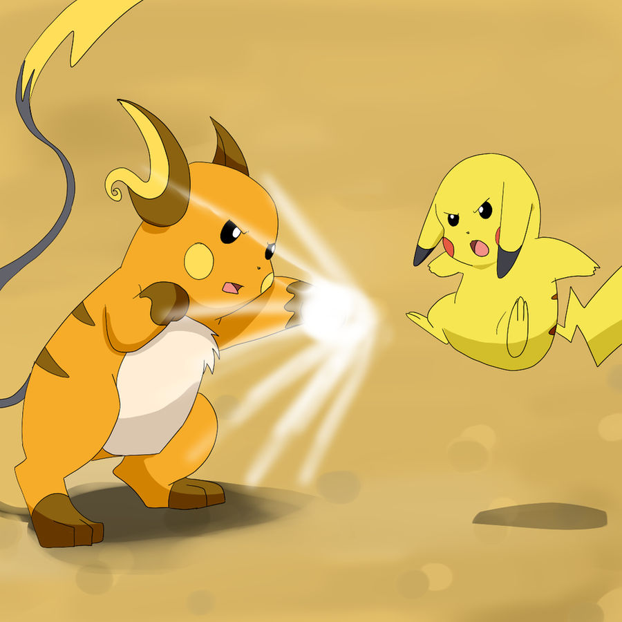 Raichu VS Pikachu