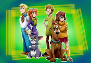 Tom and Jerry as part of Mystery Inc.