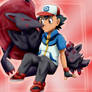 Ash, Zoroark, and Zorua