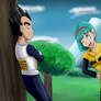 Bulma invites Vegeta to her house