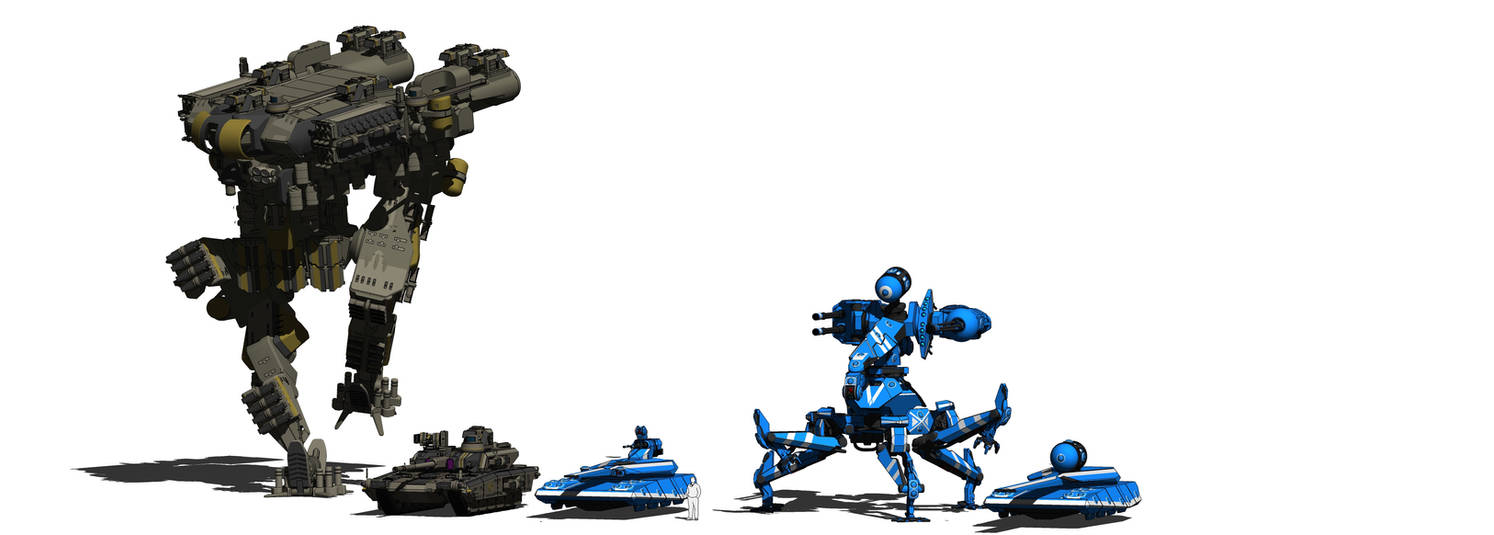 Mech+Tanks by MrJumpManV4 on DeviantArt