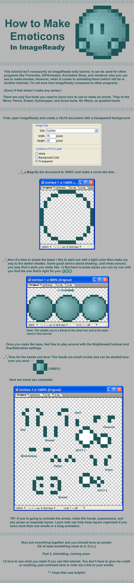 Emote Tutorial Part 1 by ChaosEmeraldHunter on DeviantArt