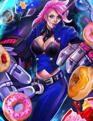 Officer Vi: League of Legends by YETI000