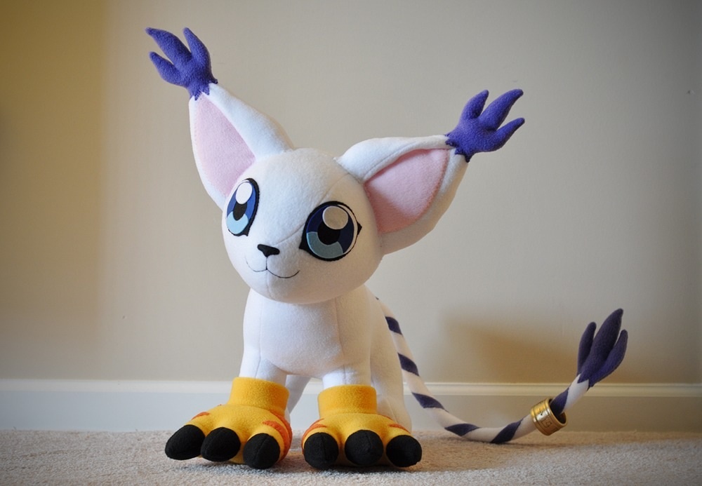 Gatomon Plushie - Digimon Adventures