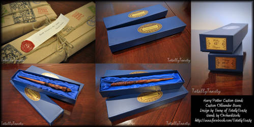 Harry Potter Wands And Ollivander Boxes