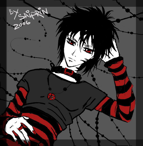 Anime Goth by SaiprinSK on DeviantArt Anime Goth by SaiprinSK on DeviantArt