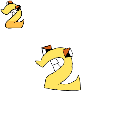Numbers Deviantart Part 2 First attempt drawing 2 from Number Lore by BunzoBunnyLover999 on ...