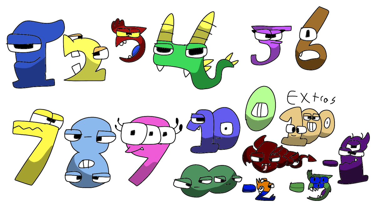 Number Lore Rabbit Humans Number Lore predicted 1-10 (plus extras) by BunzoBunnyLover999 on ...