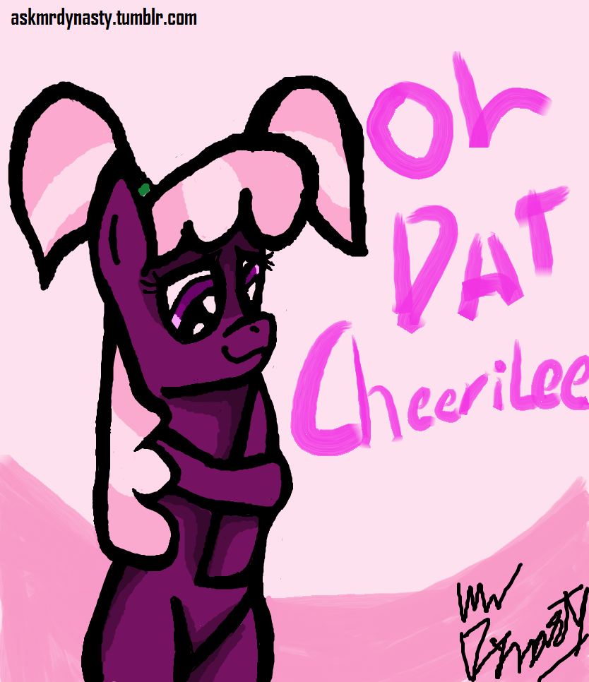 Oh Dat Cheerilee - Fan Art