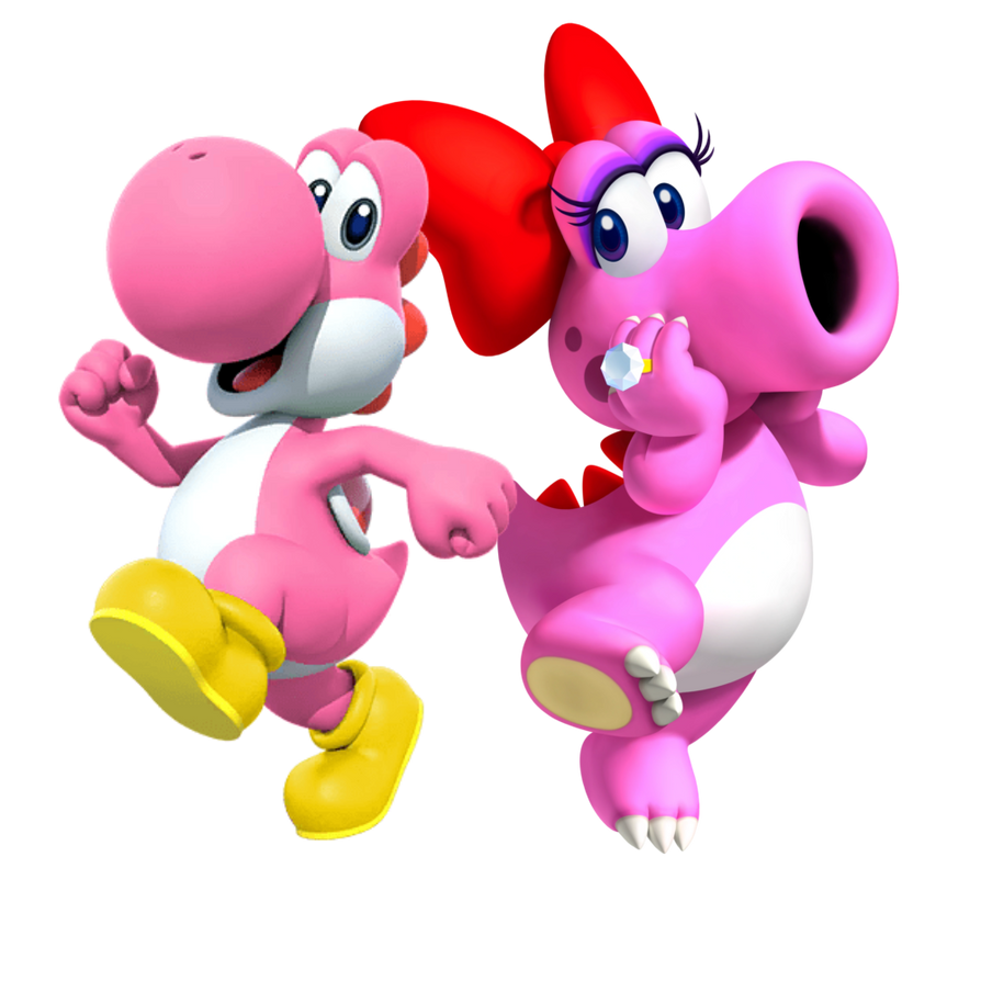 Pink Yoshi And Birdo png By Geor13494 On DeviantArt pink-yoshi-and-birdo-png-by-geor13494-on-deviantart