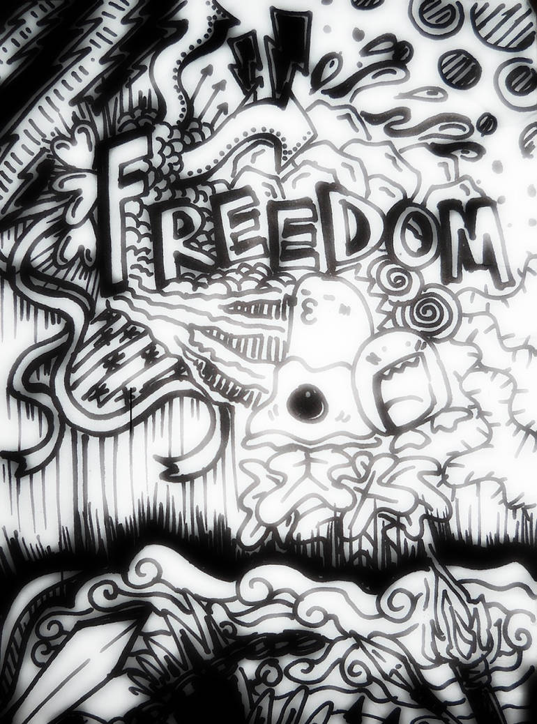 freedom doodle by animefreak919 on DeviantArt