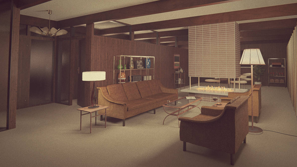 1960s living room