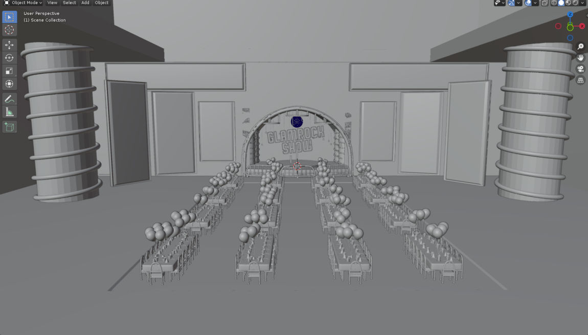 WIP of a FNAF SB Atrium Map!!! by WaffleFilmsMusic on DeviantArt