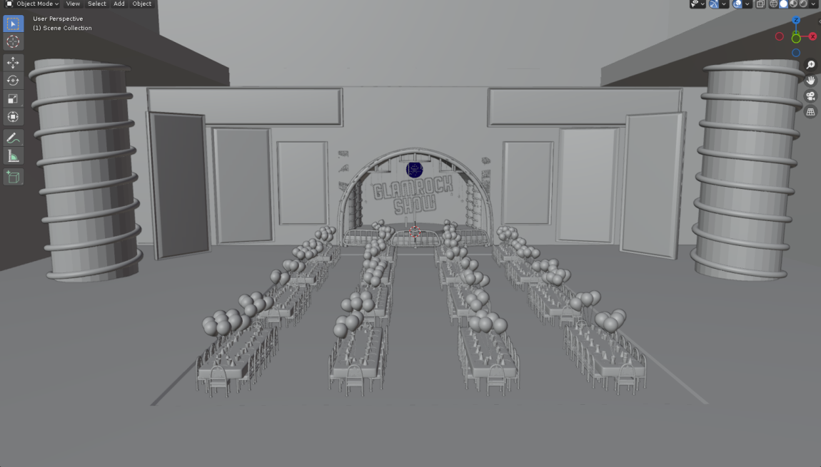 WIP of a FNAF SB Atrium Map!!! by WaffleFilmsMusic on DeviantArt
