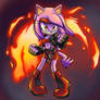 Blaze Fielding the cat