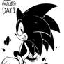 INKTOBER 2018 DAY 1: Sonic The Hedgehog