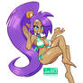 COMM - Shantae green swimsuit