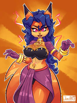 Patreon COMM - Snake possessed Carmelita Fox