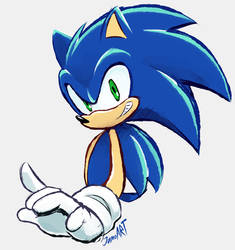 Drew a Sonic