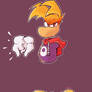 Rayman cracking fingers