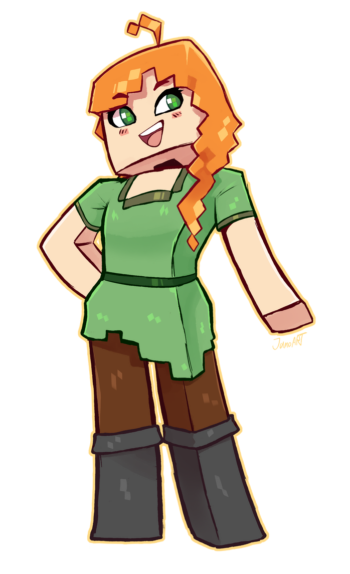 Minecraft Alex By JamoART On DeviantArt minecraft-alex-by-jamoart-on-deviantart