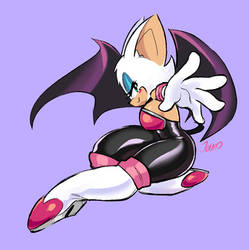 Rouge fun pose