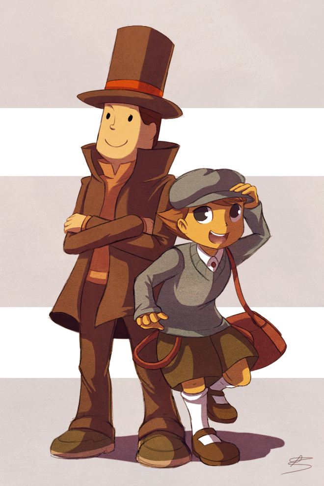 Professah Layton and Luke