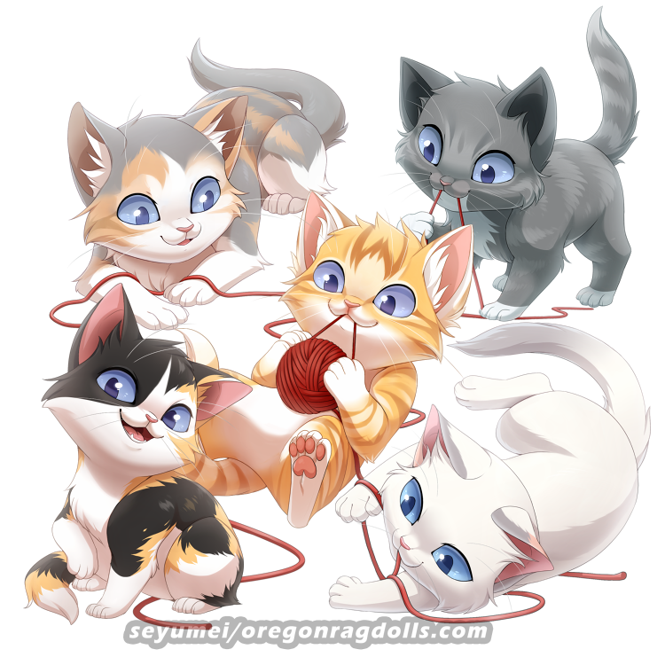 Com: Too Many Ragdolls 2 by Seyumei on DeviantArt