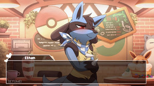 YCH Com: Pokemon Cafe Dating Sim