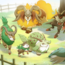 Goat Propaganda #3: Goat Pokemon and Pals