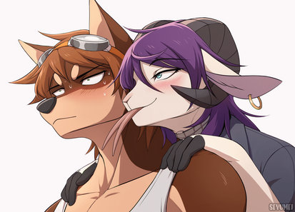 Goat Flirting (ANIMATED)
