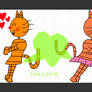 Peggy and Petey are farting of love